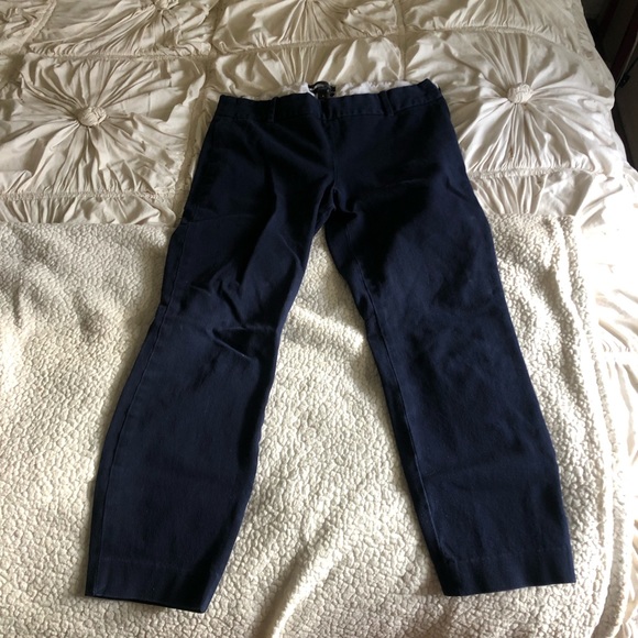J crew Minnie style pant size 4 navy blue - Picture 4 of 5